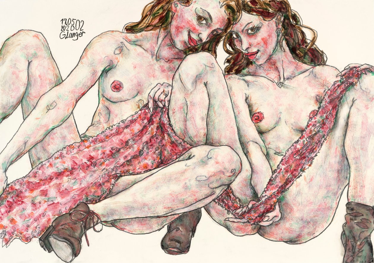 Nudo femminile, figli del sole da Gunter Langer