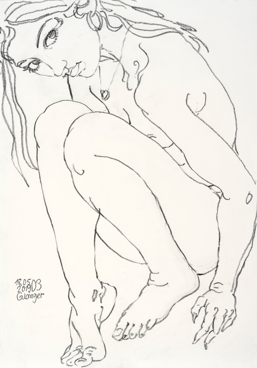 Nudo femminile, vieni verso di me da Gunter Langer