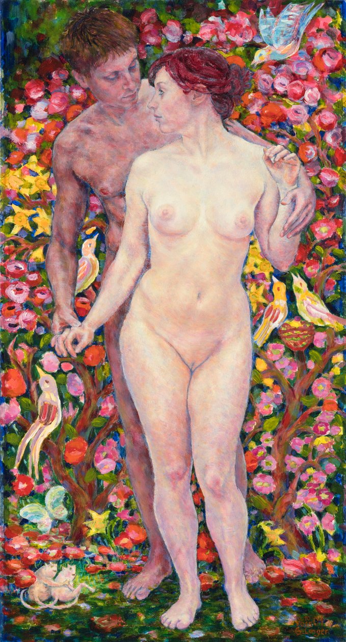 Nudo in piedi, Adamo ed Eva da Gunter Langer