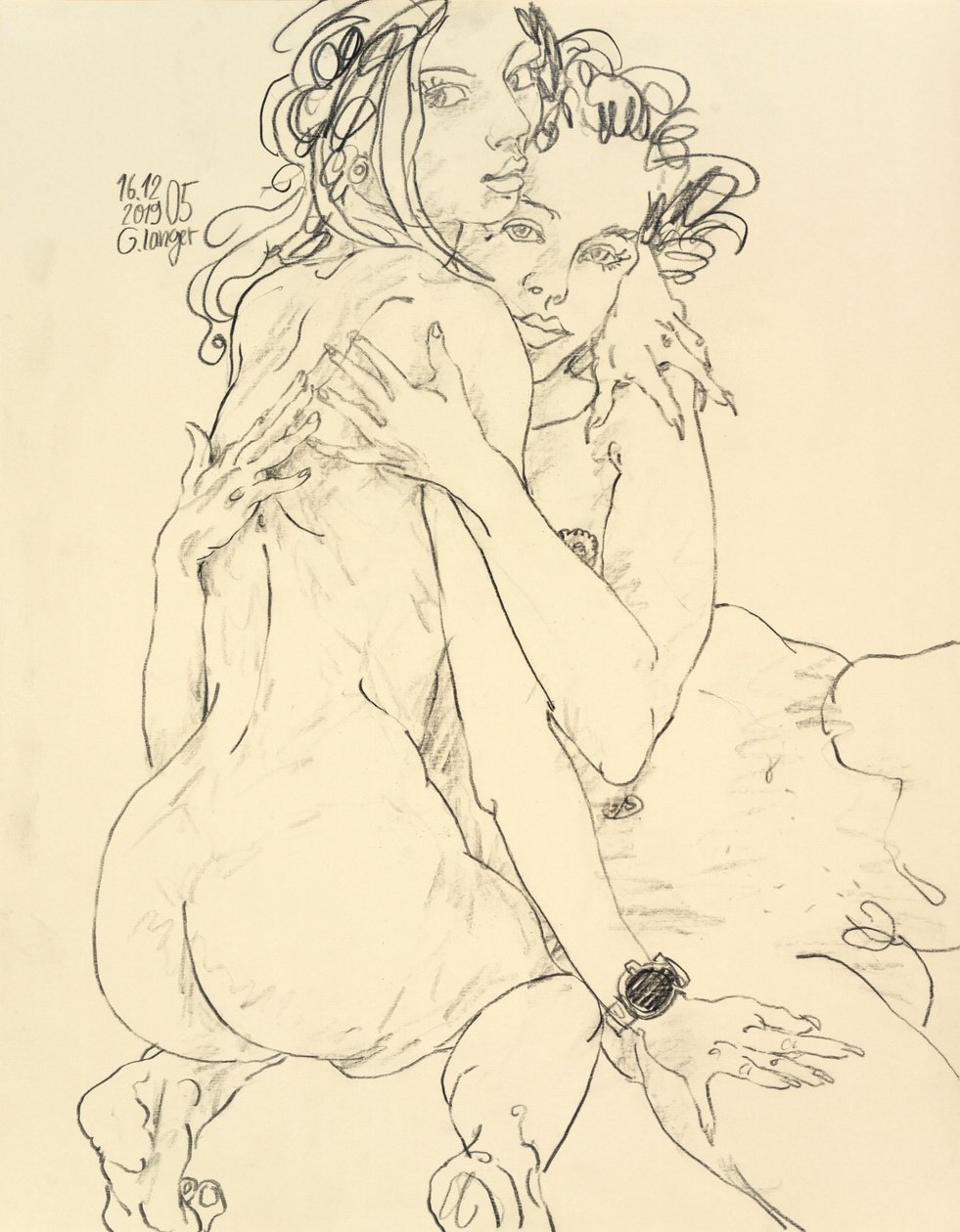 Nudo femminile, Amicizia cool da Gunter Langer