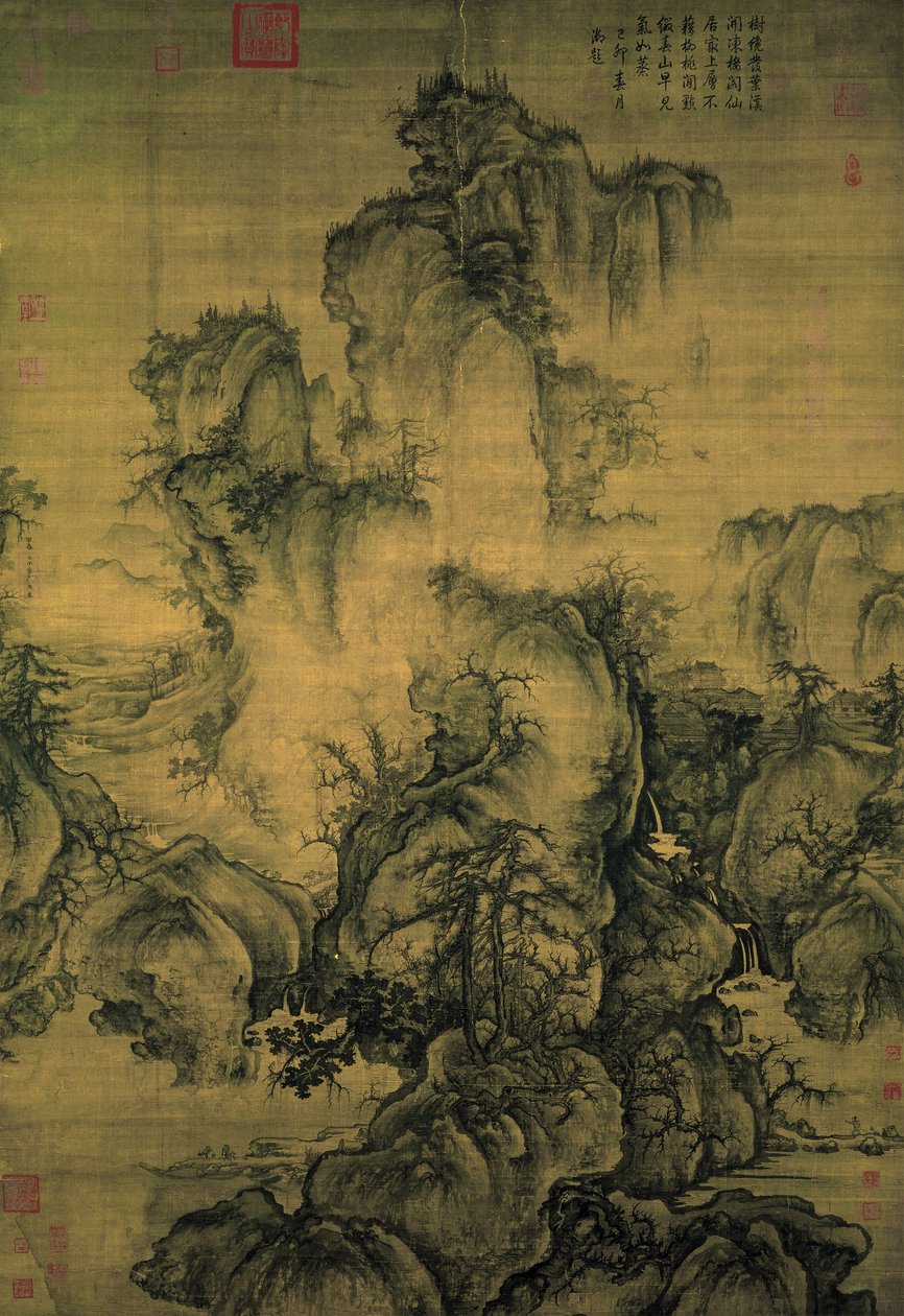 Cinese: 《早春圖》 Inizio primavera da Guo Xi