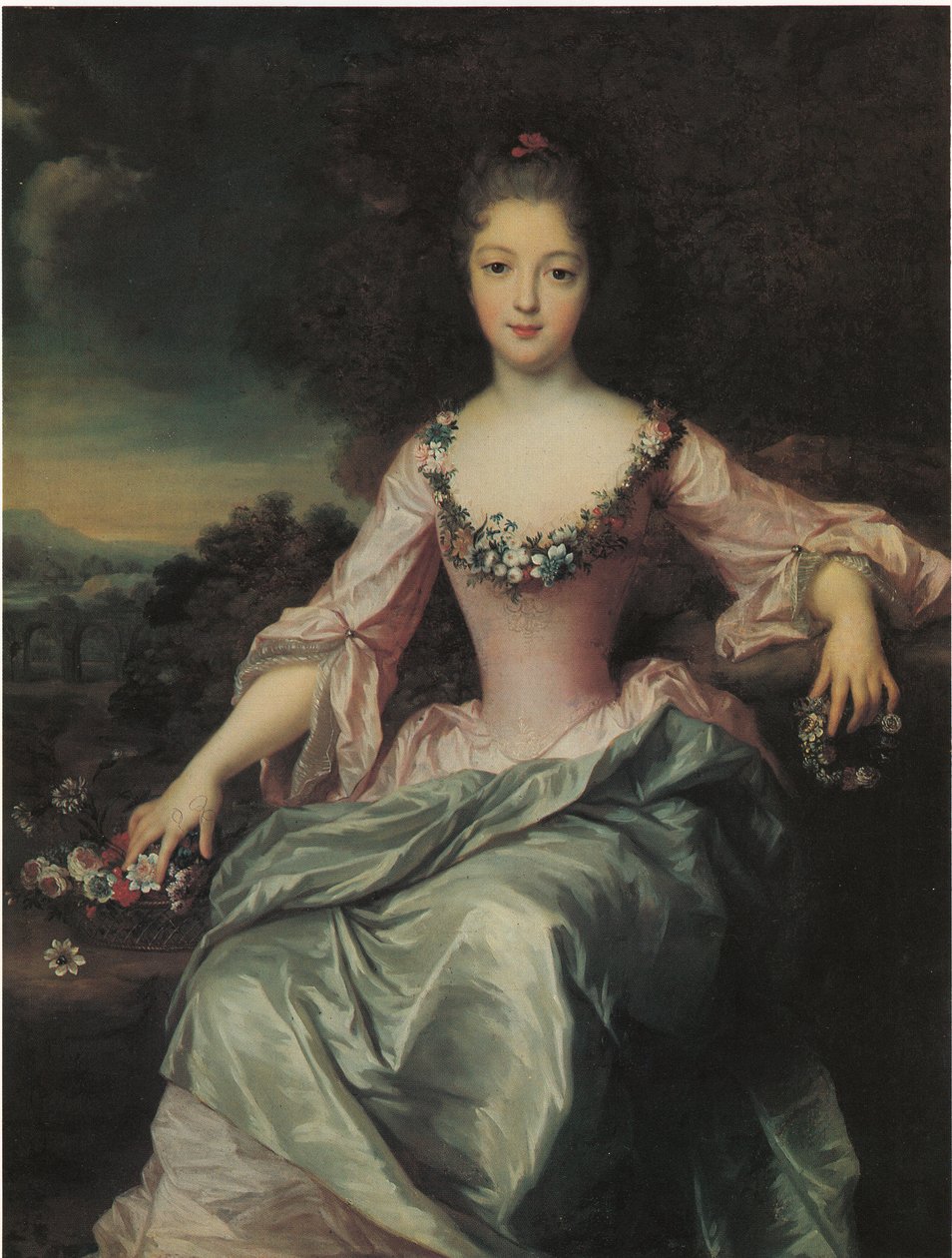 Ritratto di Marie Anne de Bourbon da Gustaf Lundberg