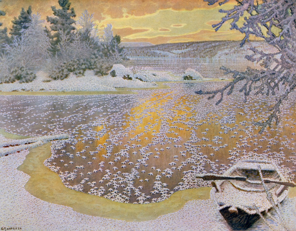 Gelo sul ghiaccio da Gustaf Edolf Fjaestad