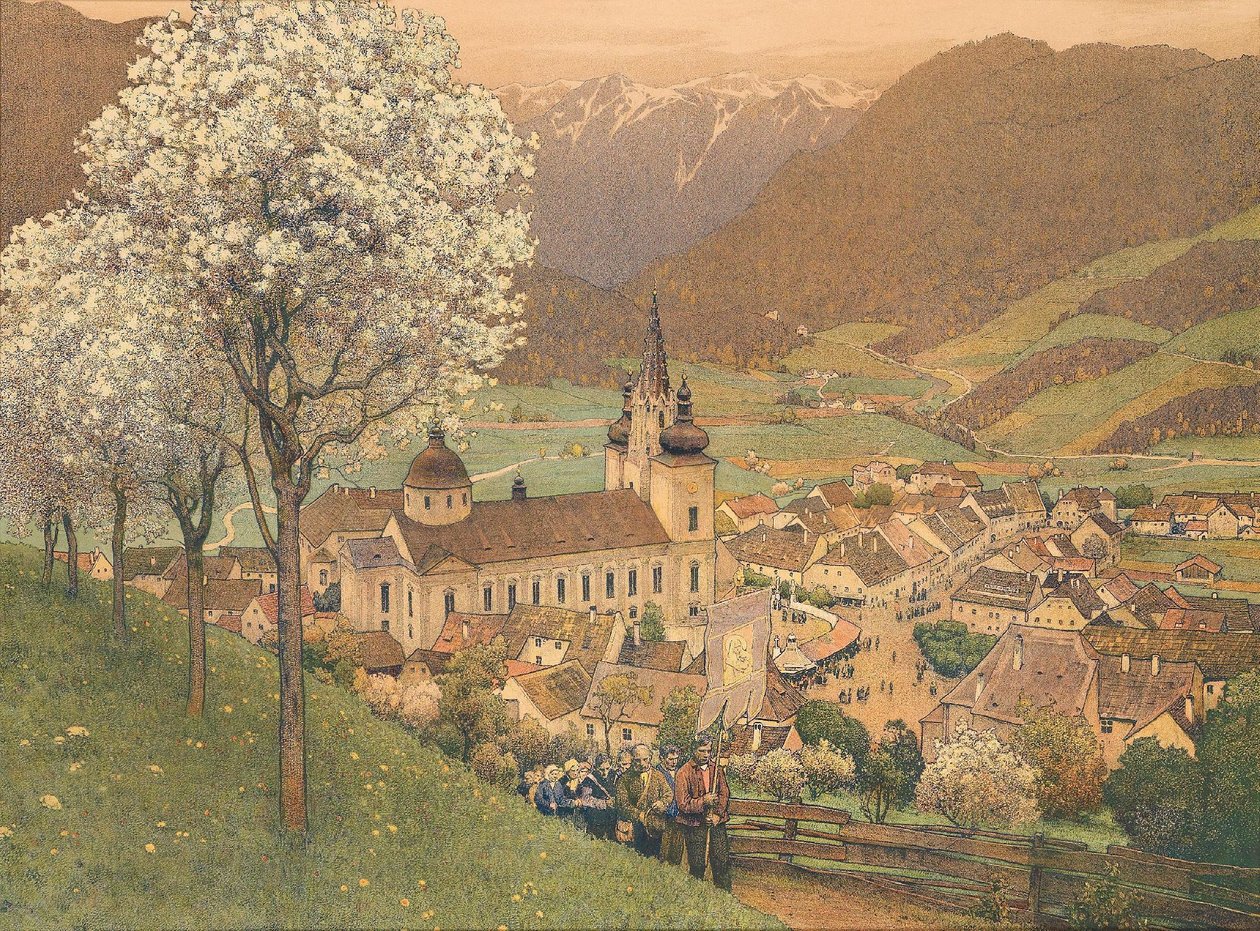 Processione a Mariazell da Gustav Jahn