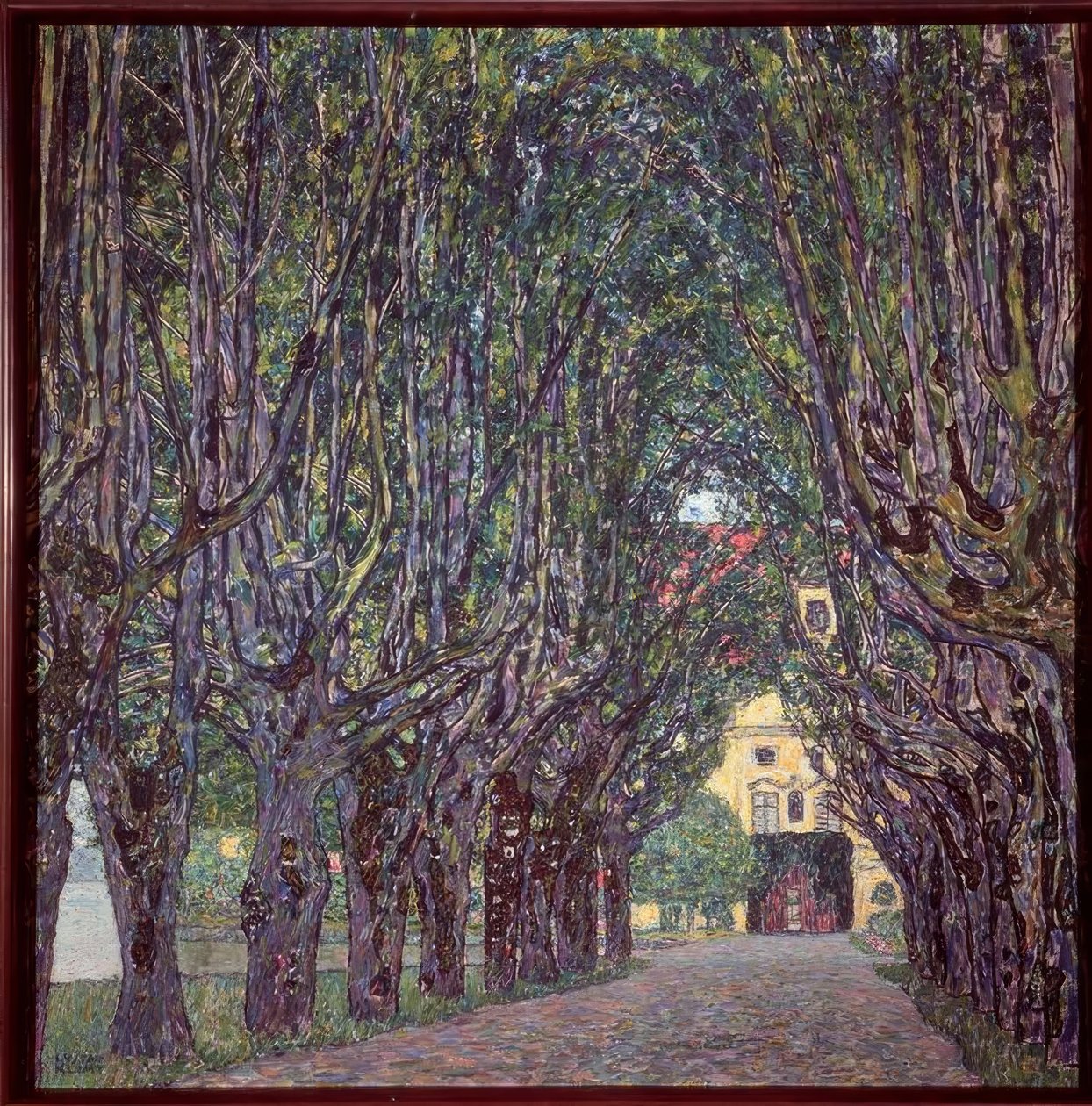 Viale nella villa Kammer, Alta Austria da Gustav Klimt