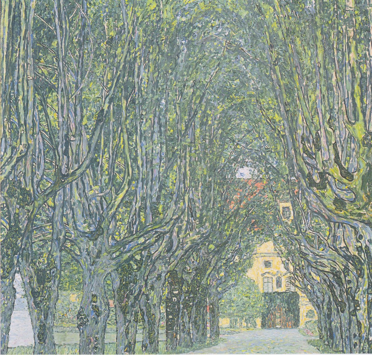 Viale davanti al Castello Kammer da Gustav Klimt