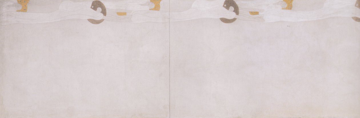 Beethovenfries - parete laterale sinistra (dettaglio) da Gustav Klimt