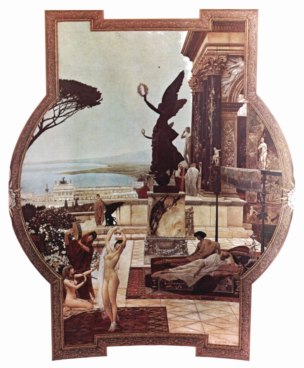 Il teatro di Taormina da Gustav Klimt