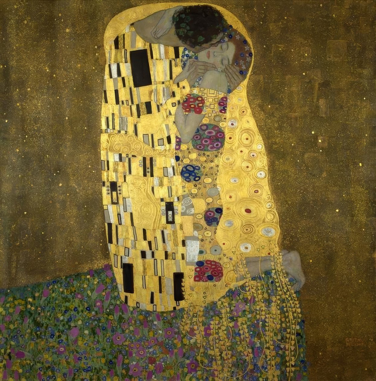 Il bacio da Gustav Klimt