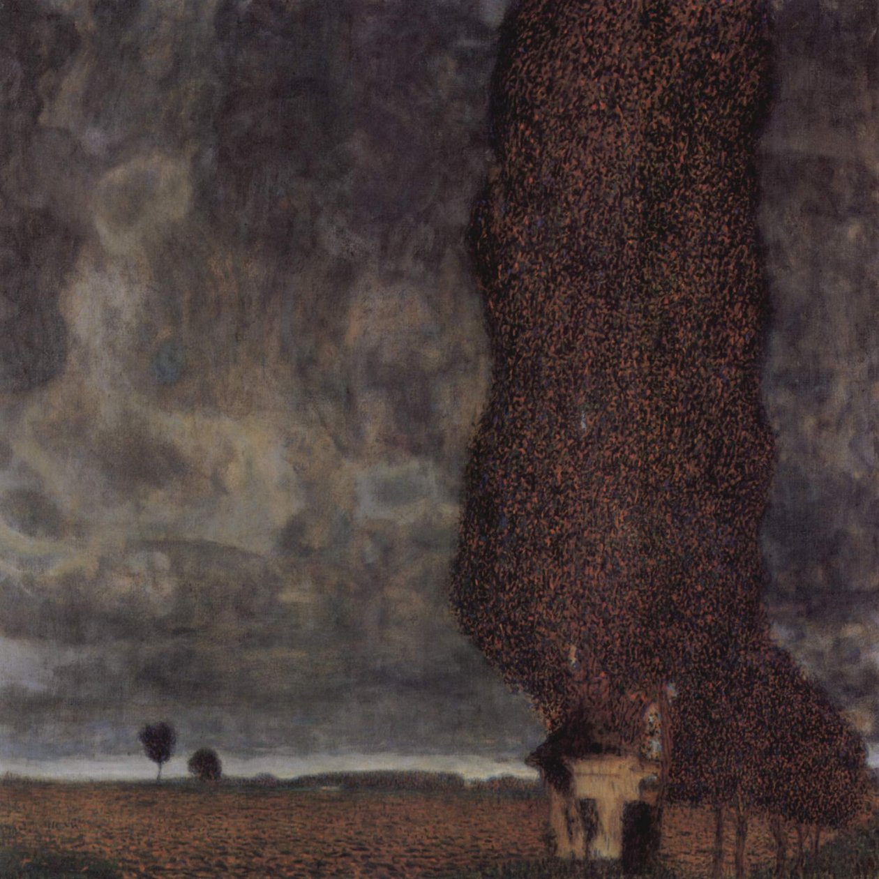 Il grande pioppo o temporale in arrivo da Gustav Klimt