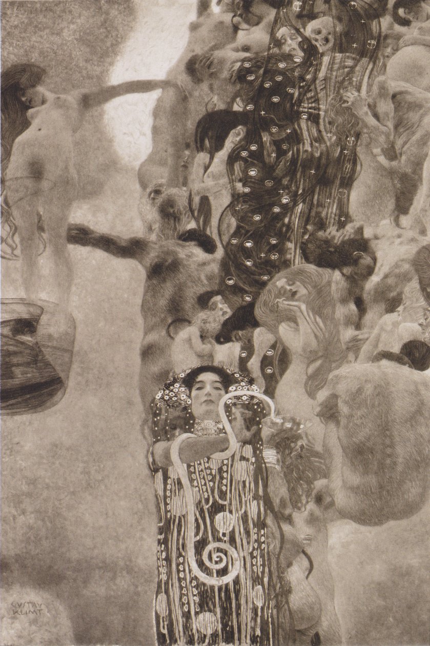 Medicina 1901-1907 da Gustav Klimt