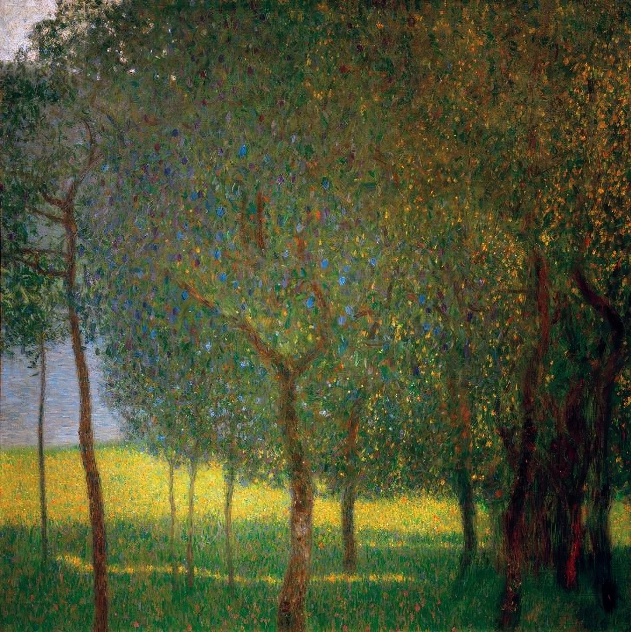Alberi da frutto sul lago Attersee da Gustav Klimt