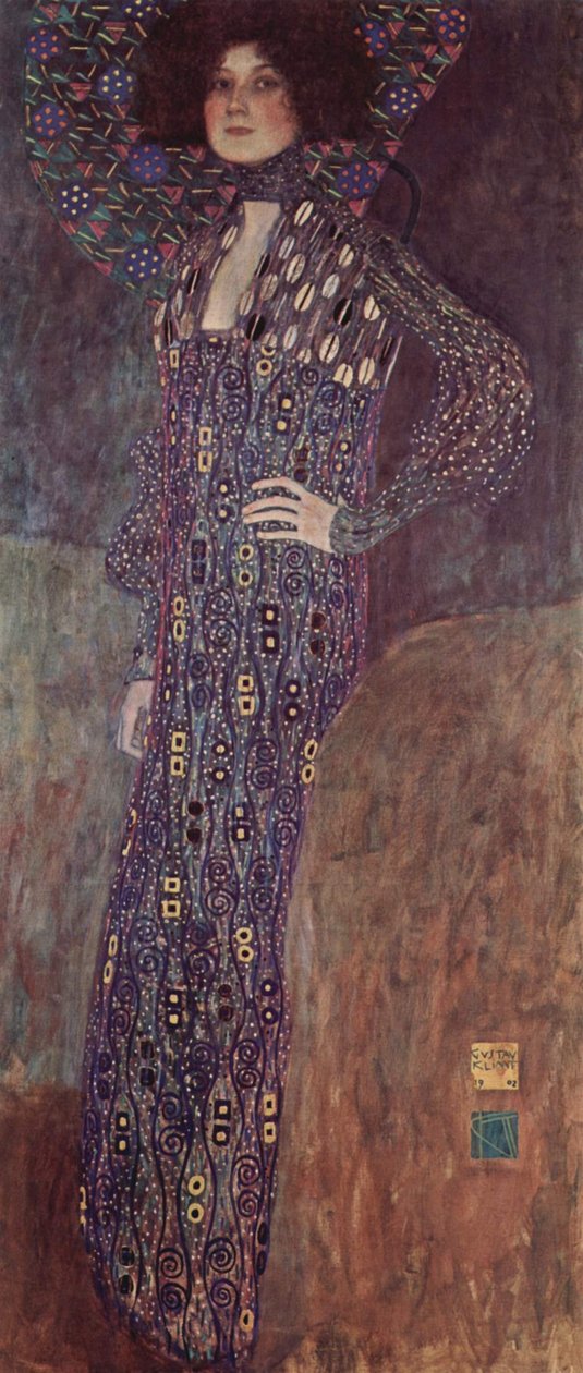 Ritratto di Emilie Louise Flöge da Gustav Klimt