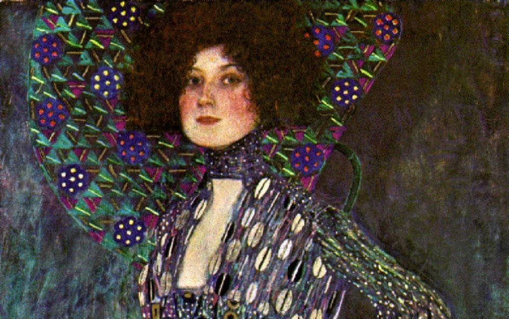 Ritratto di Emilie Louise Flöge da Gustav Klimt
