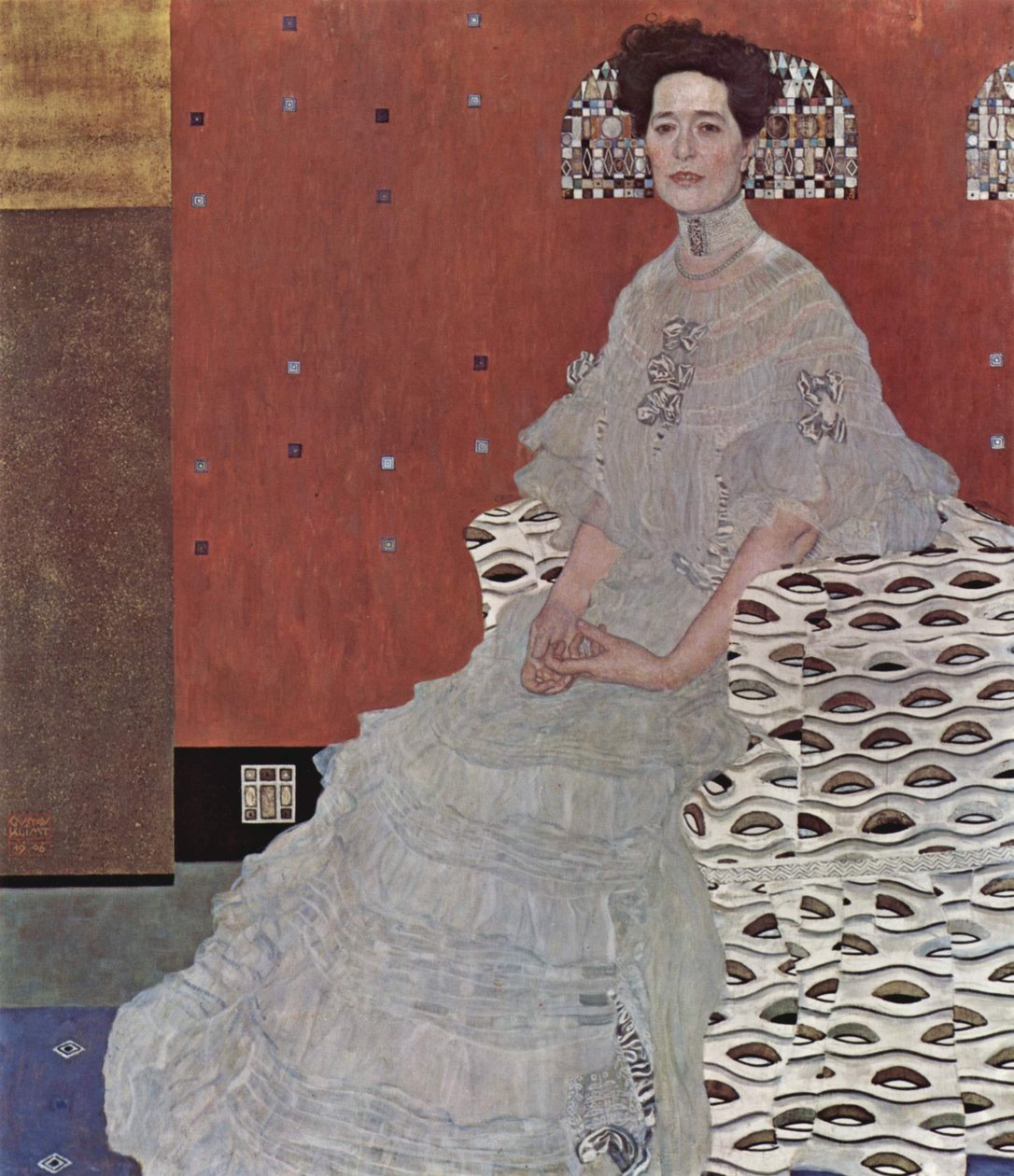 Ritratto di Fritza Riedler da Gustav Klimt