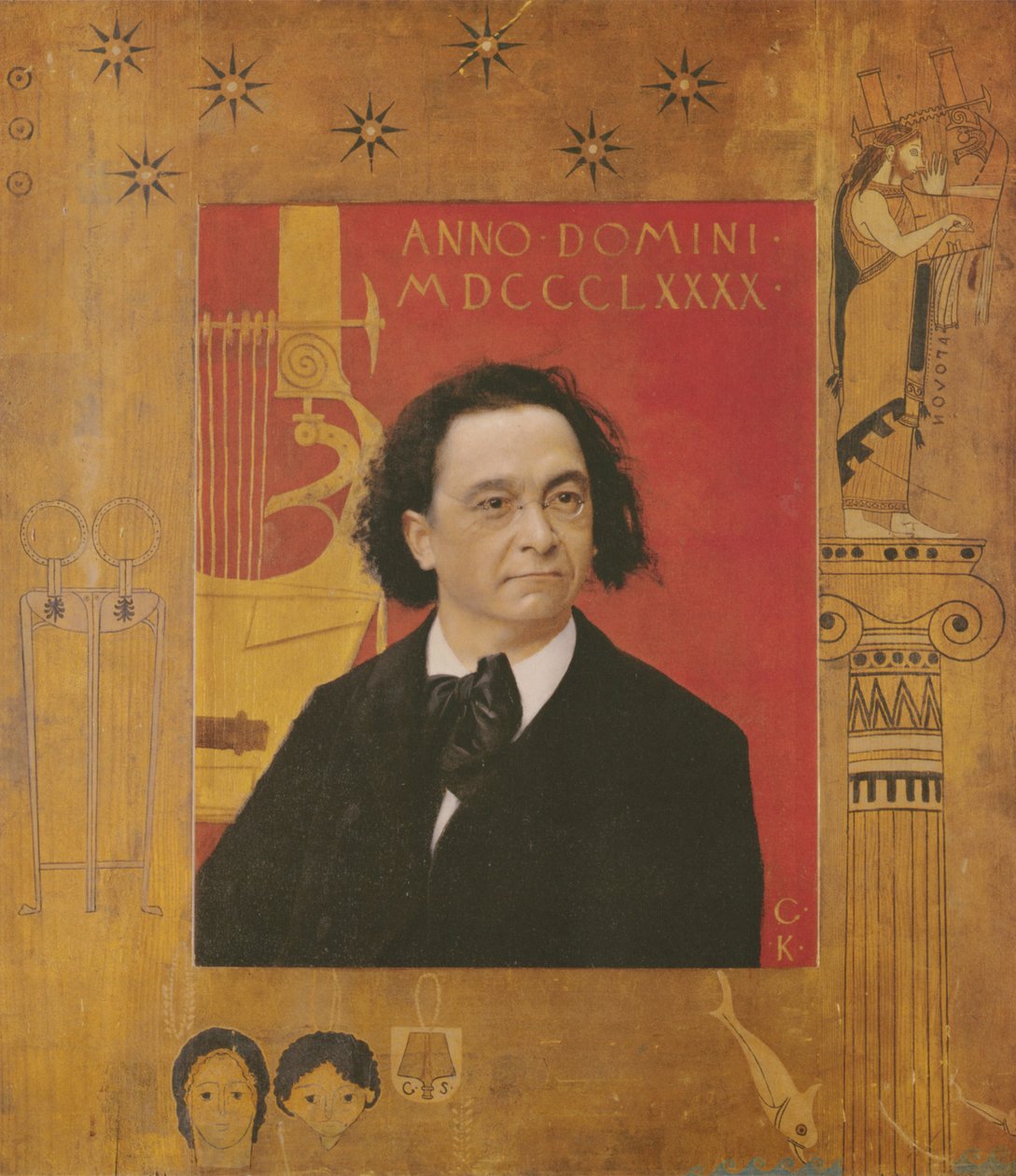 Ritratto di Josef Pembaur da Gustav Klimt