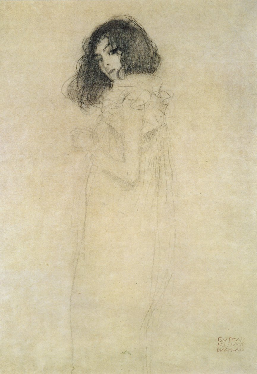 Ritratto di una giovane donna, 1896-97 da Gustav Klimt