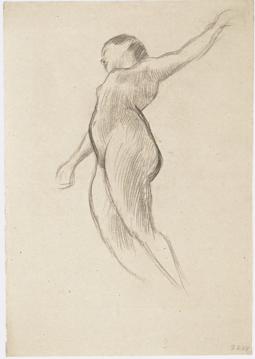 Fluttuante verso sinistra da Gustav Klimt
