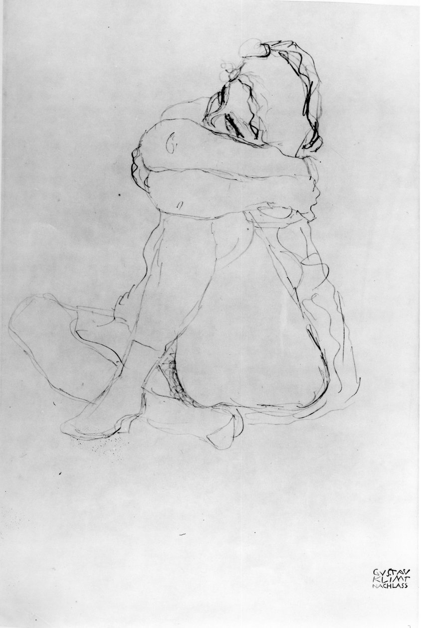 Donna seduta da Gustav Klimt