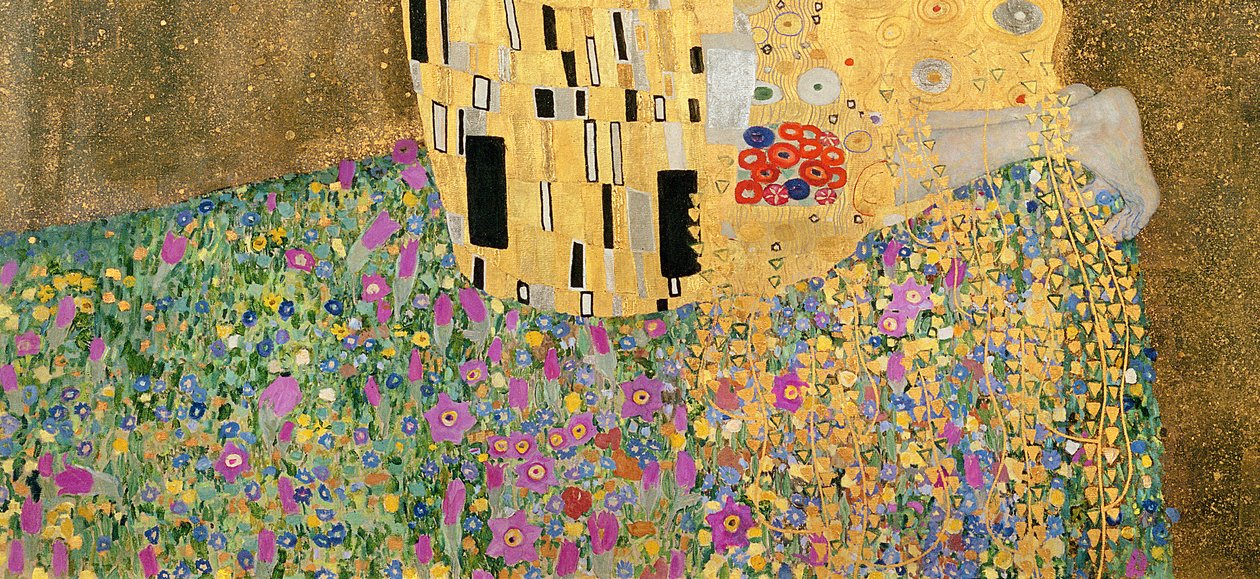 Il Bacio (dettaglio) da Gustav Klimt