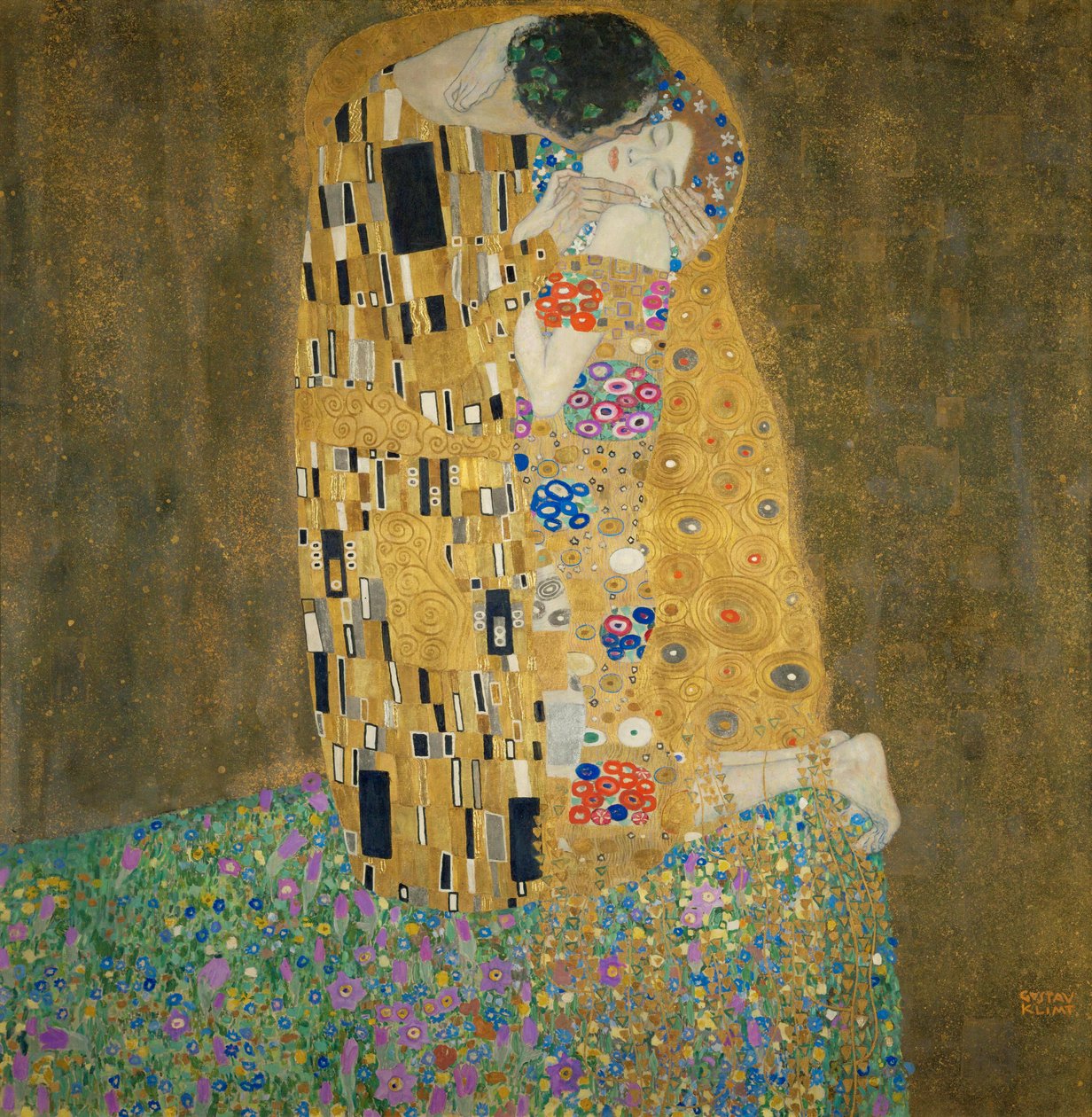Il bacio da Gustav Klimt