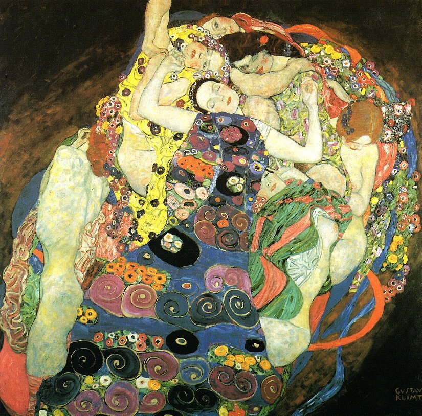 Le vergini da Gustav Klimt