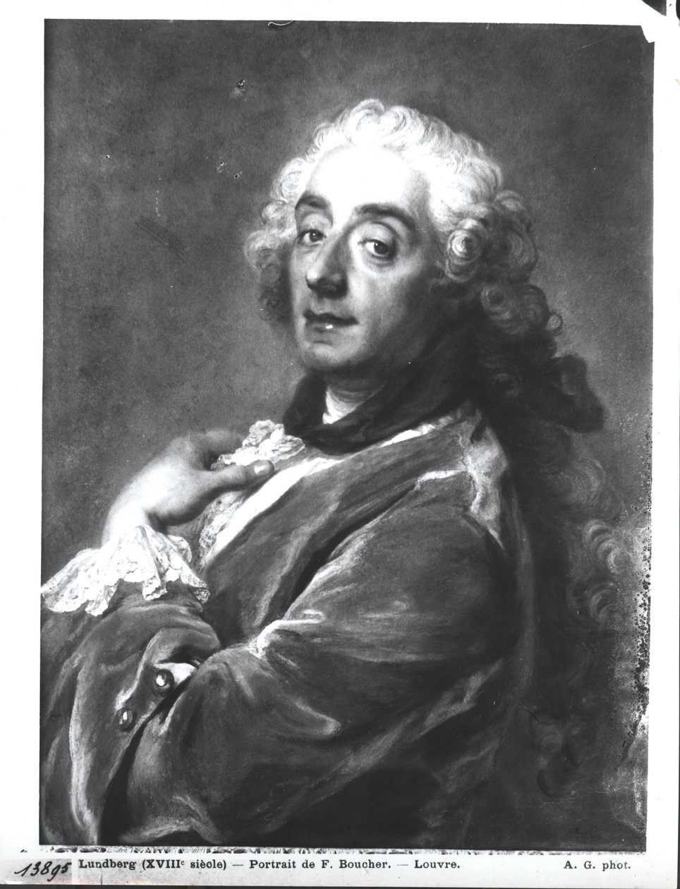 Ritratto di Francois Boucher (1703-70) 1741 da Gustaf Lundberg
