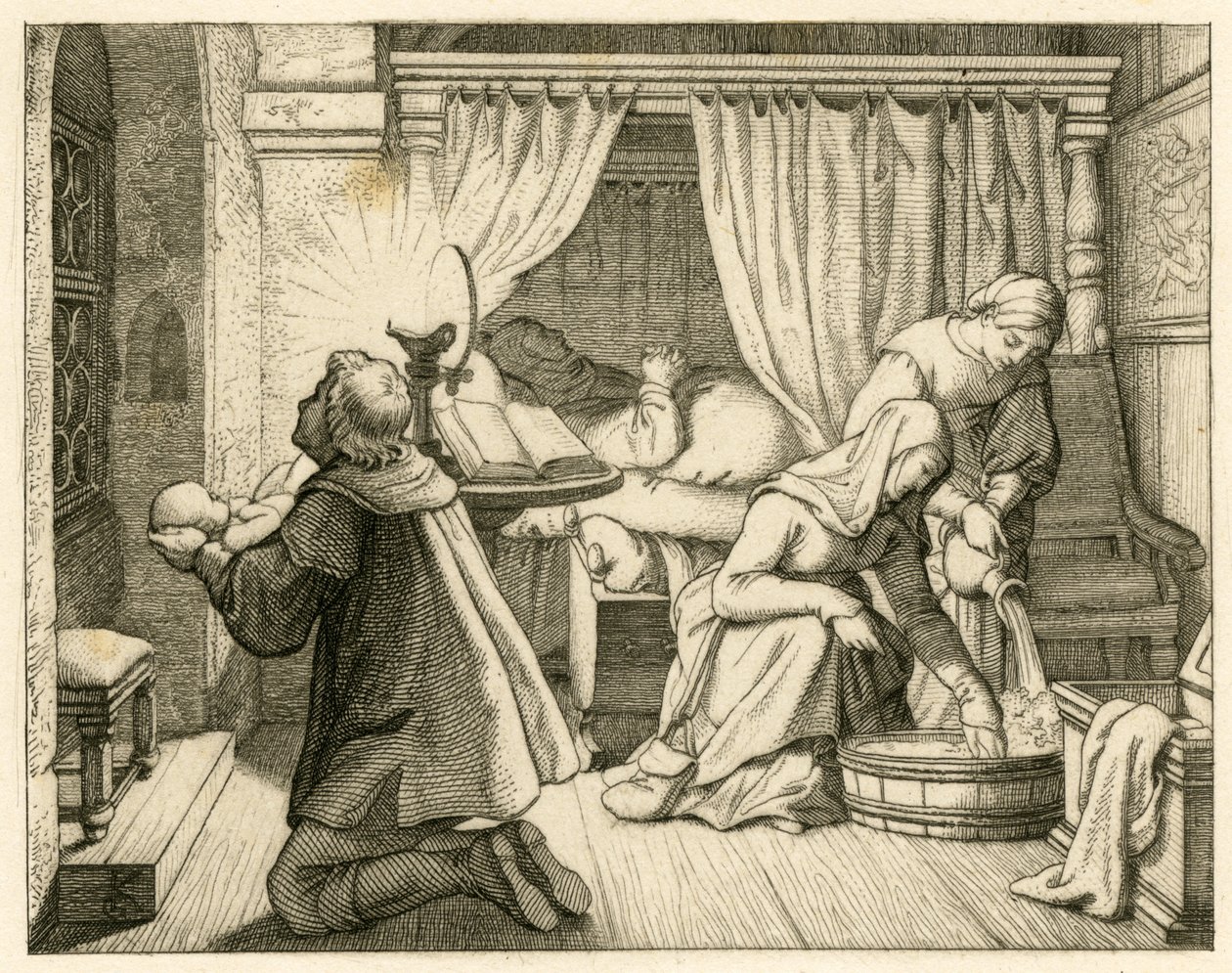 La nascita di Martin Lutero da Gustav Ferdinand Leopold Konig