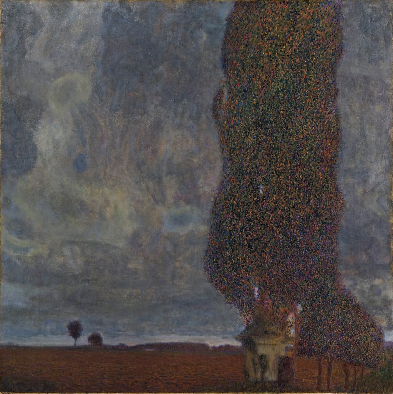 «Temporale in arrivo» (Il grande pioppo II) da Gustav Klimt
