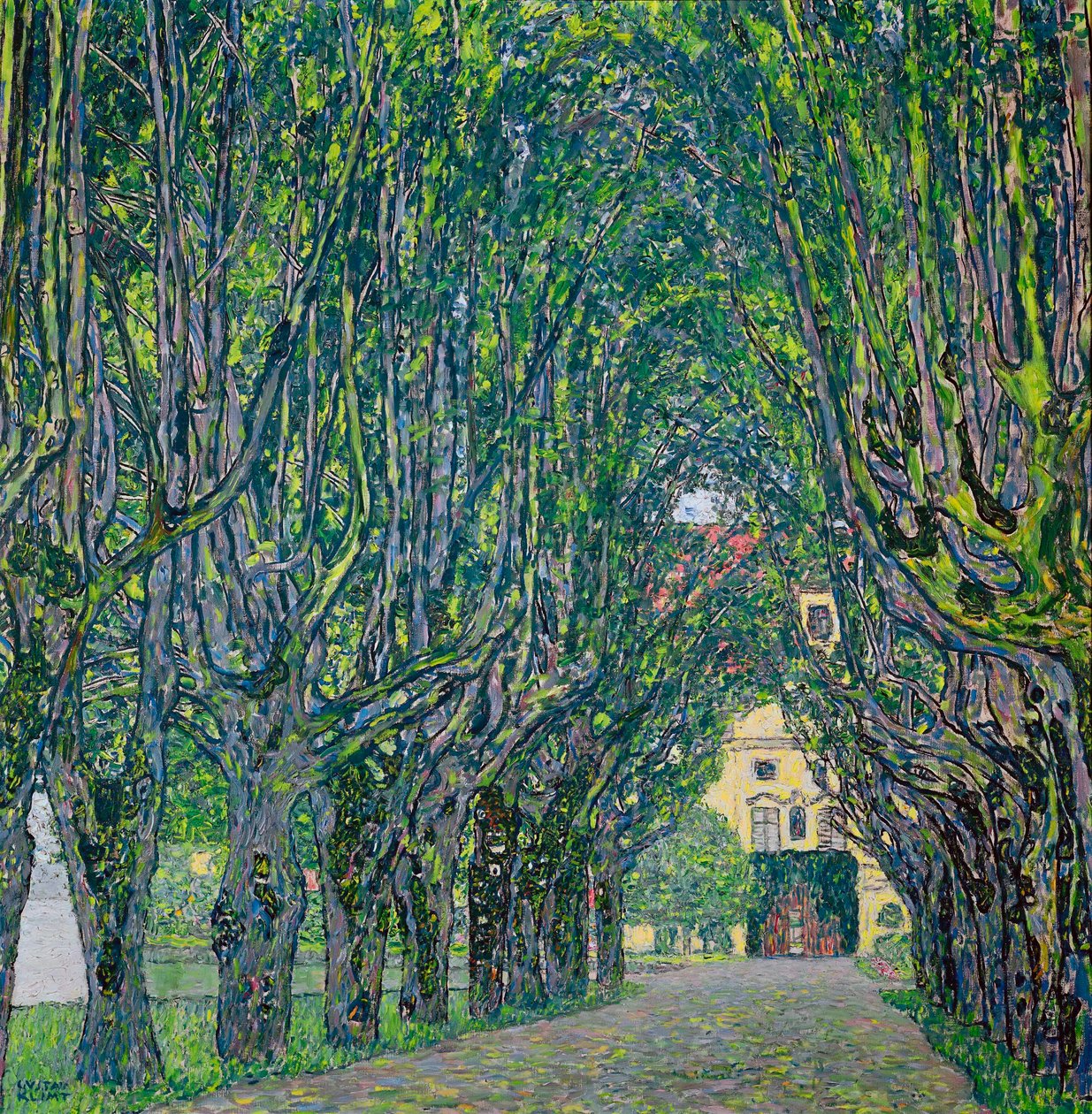 Viale nel parco del Castello di Kammer, 1912 da Gustav Klimt