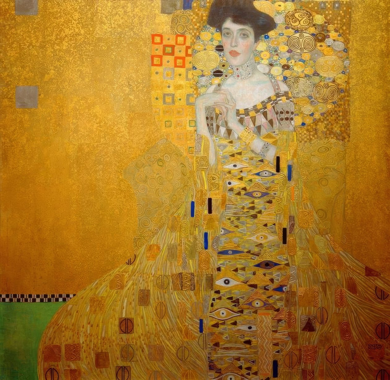 Tazza Da Caffè Goebel Gustav Klimt - Adele Bloch-Bauer, Porcellana Con Oro