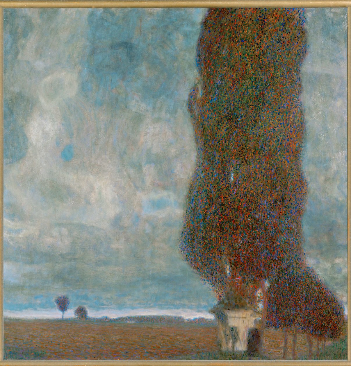Il grande pioppo (II) o Temporale crescente da Gustav Klimt