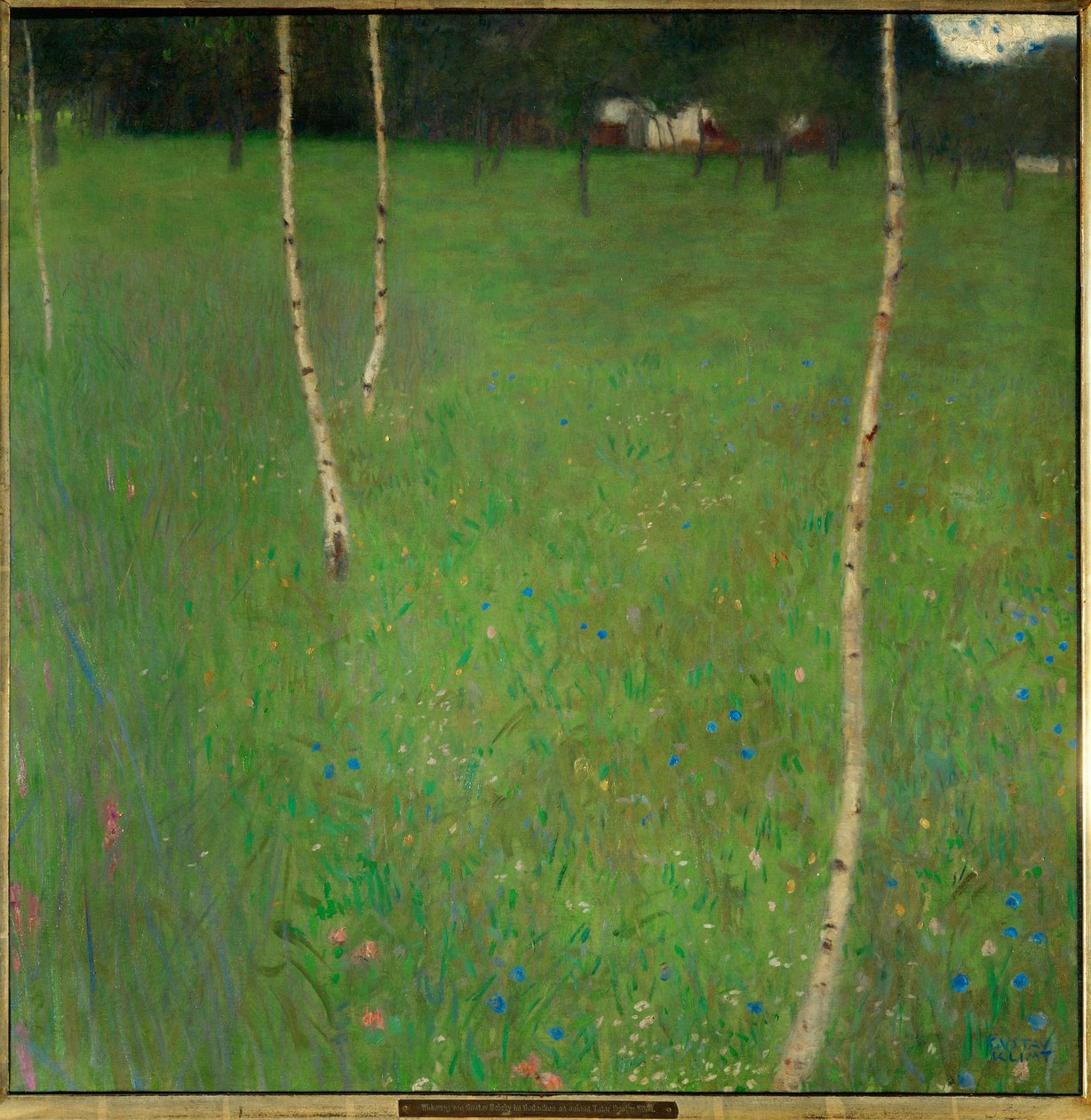 Agriturismo con betulle da Gustav Klimt