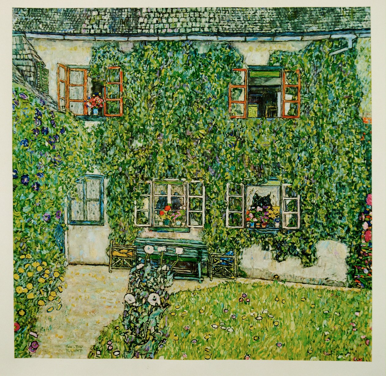 Casa forestale a Weissenbach sul lago Attersee da Gustav Klimt