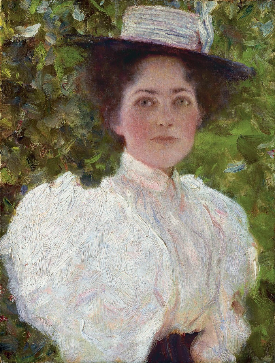 Ragazza nel fogliame, c.1908 da Gustav Klimt