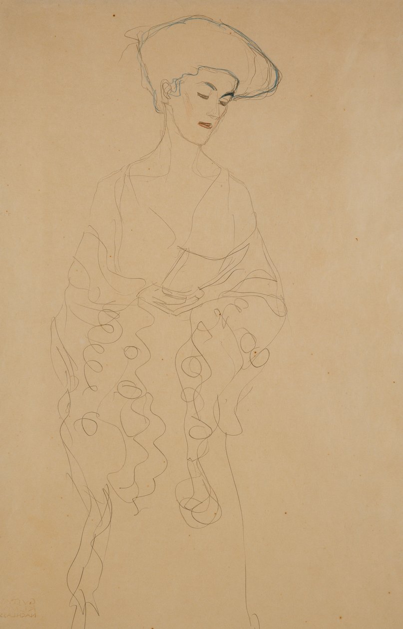 Con leggera svolta a sinistra, 1907 da Gustav Klimt