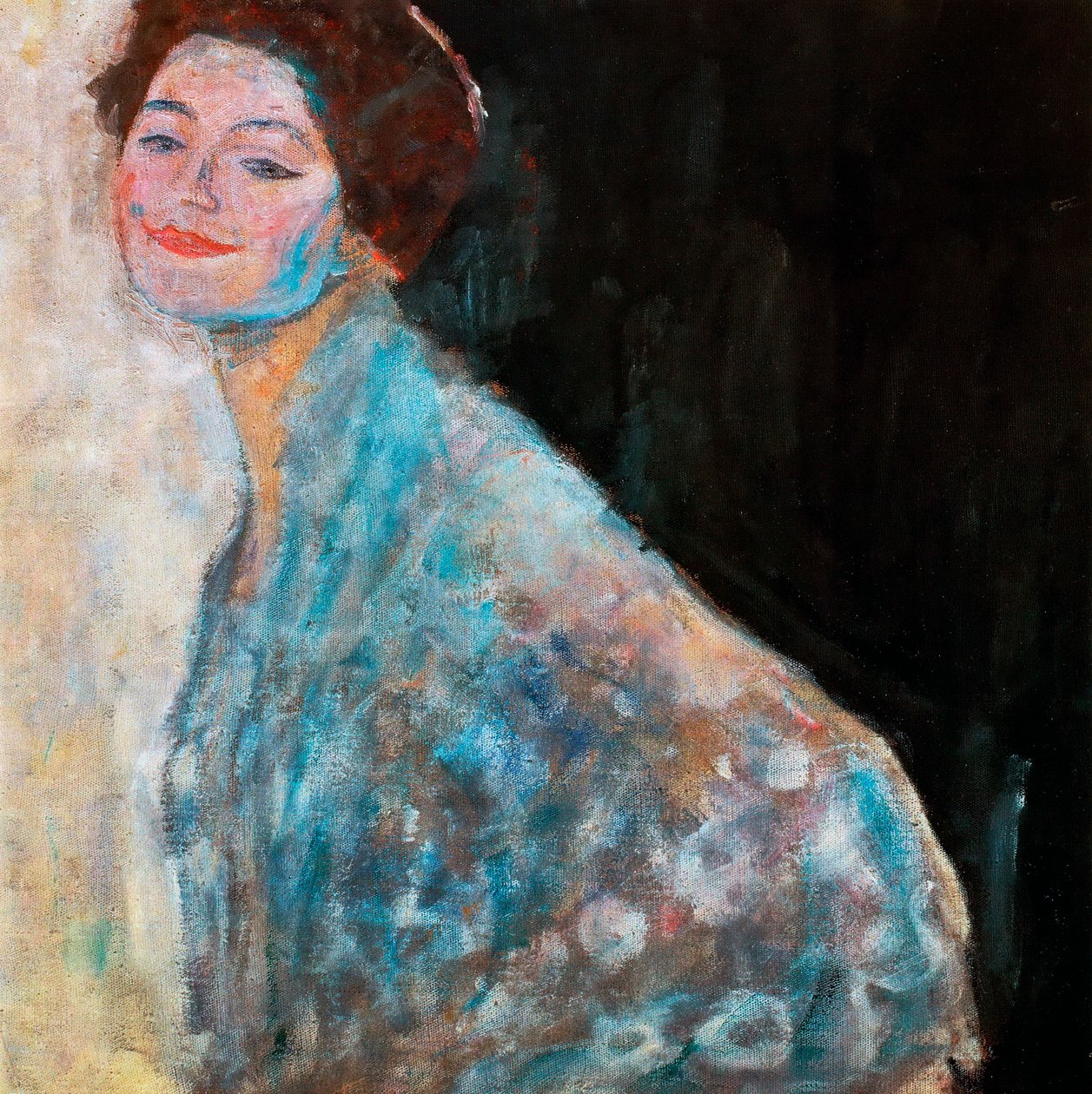 Ritratto di una Signora in bianco (incompiuto) da Gustav Klimt