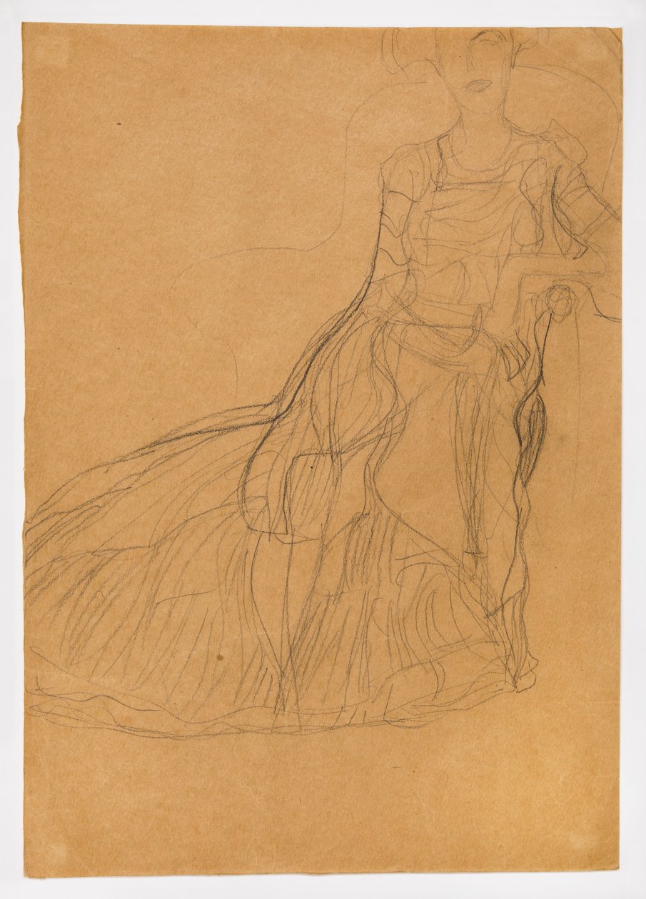 Signora seduta (Adele Bloch-Bauer) da Gustav Klimt