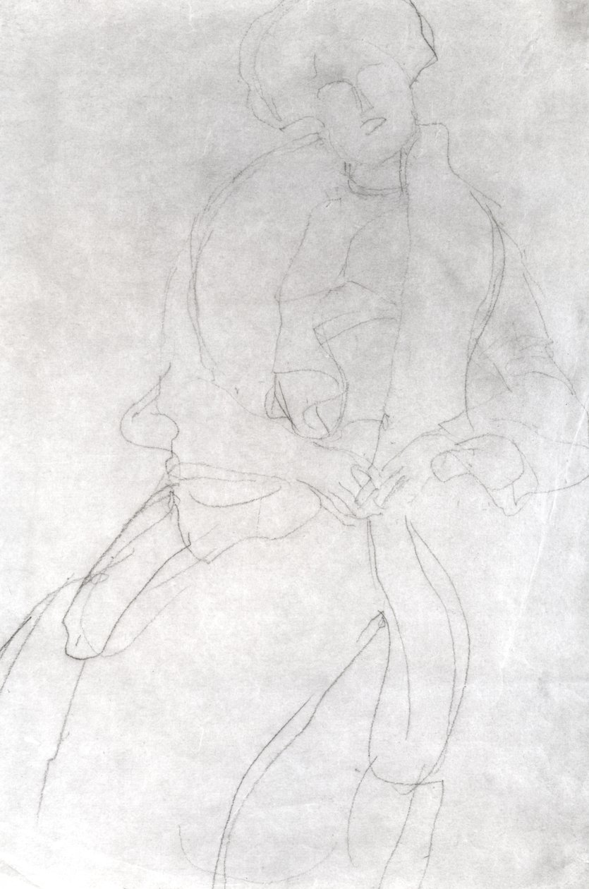Donna seduta con boa (Adele Bloch-Bauer) da Gustav Klimt