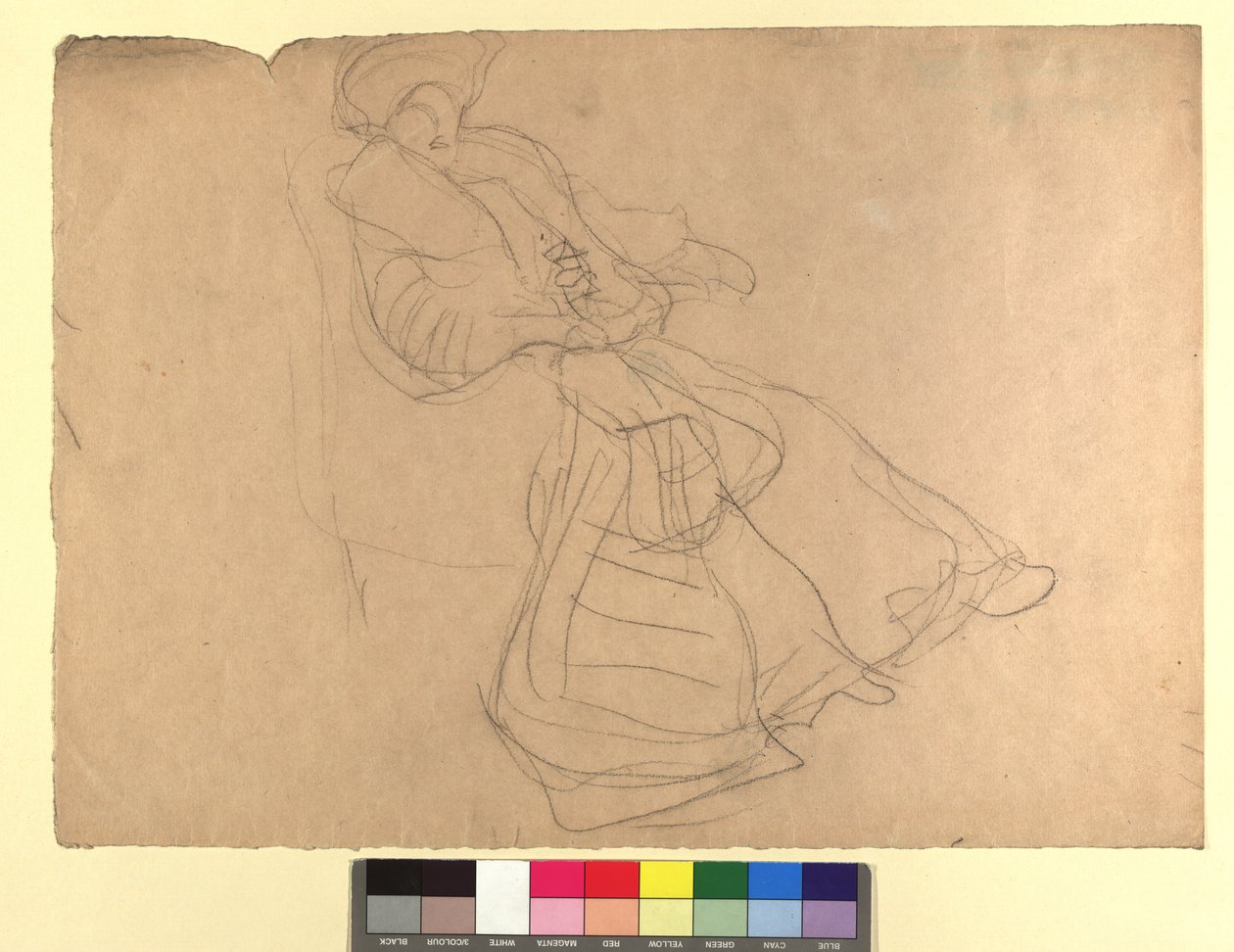 Studie zu einem Damenporträt da Gustav Klimt