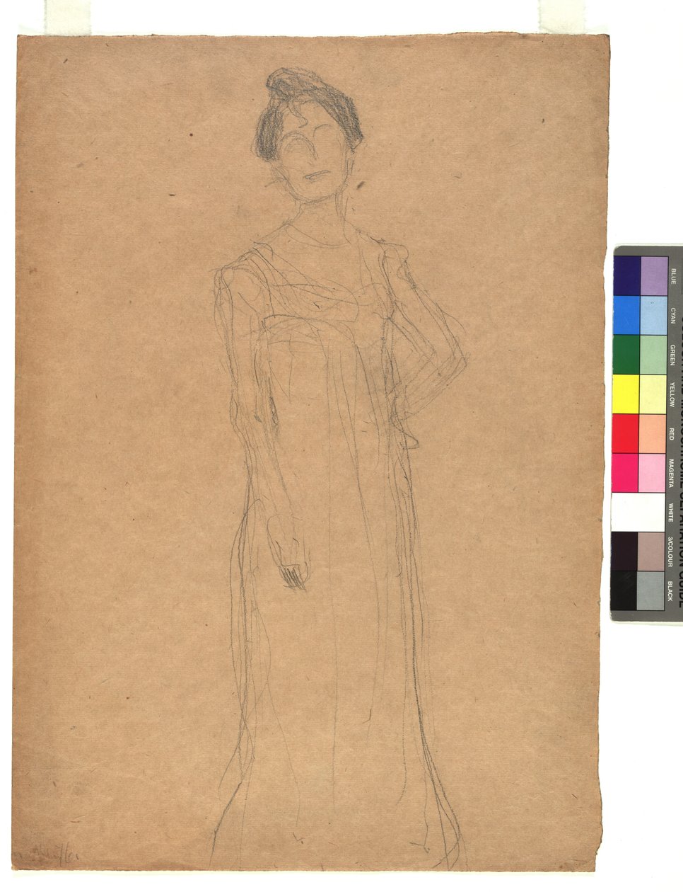 Studie zu einem Damenporträt da Gustav Klimt