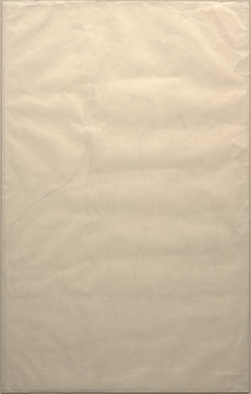 Studio per il vestito di Adele Bloch-Bauer, c.1903 da Gustav Klimt