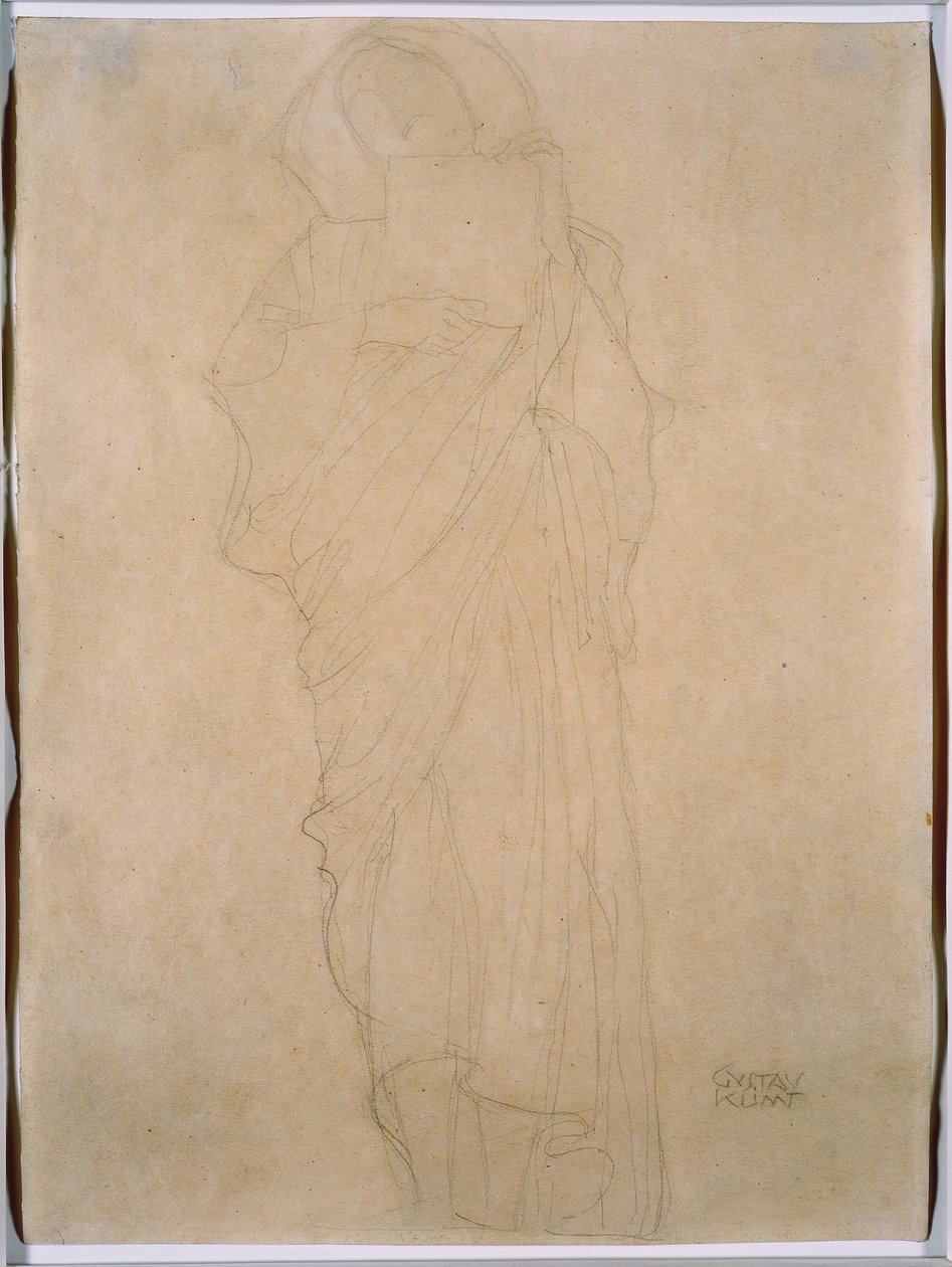 Studio di una donna per "Giurisprudenza" da Gustav Klimt