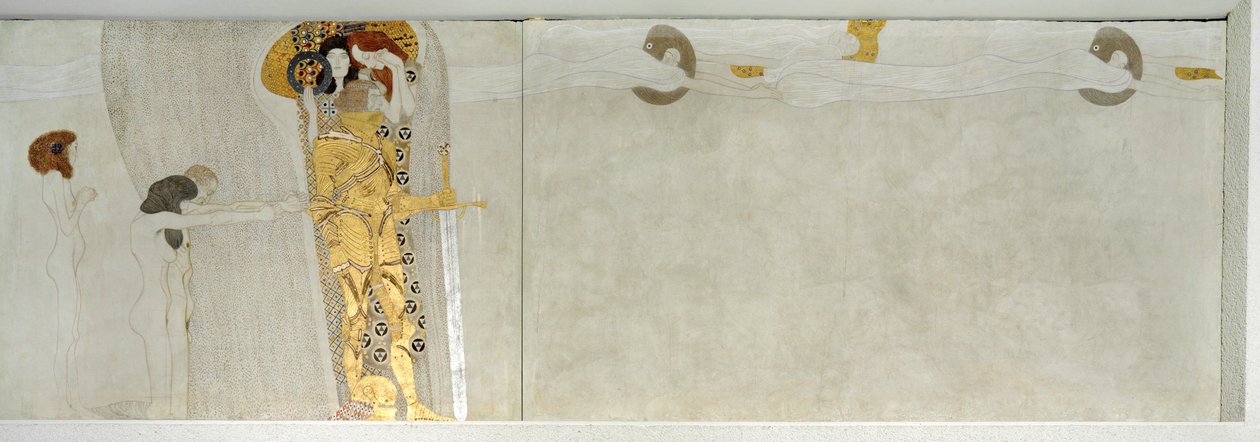 Il Fregio di Beethoven, dettaglio da Gustav Klimt