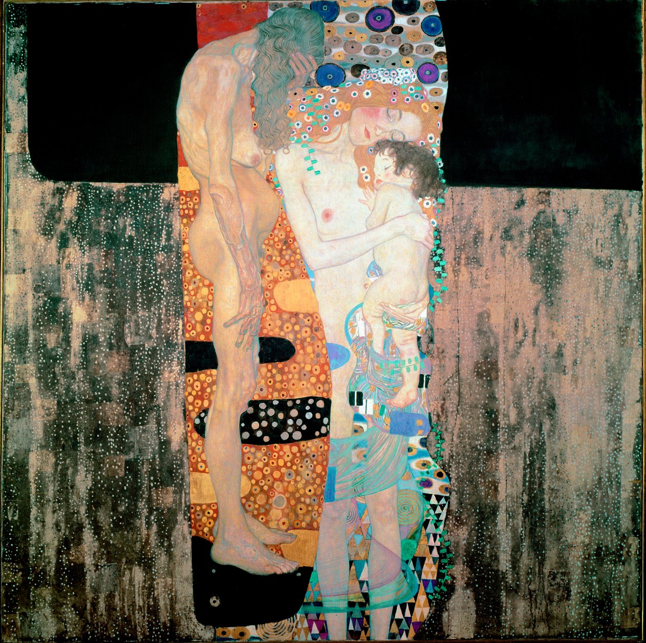 Le tre età della donna da Gustav Klimt