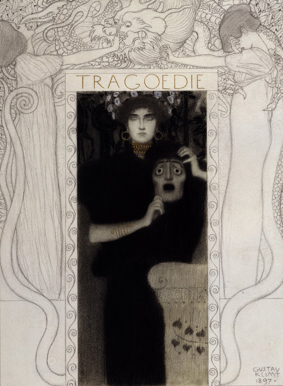 Tragedia, 1897 da Gustav Klimt