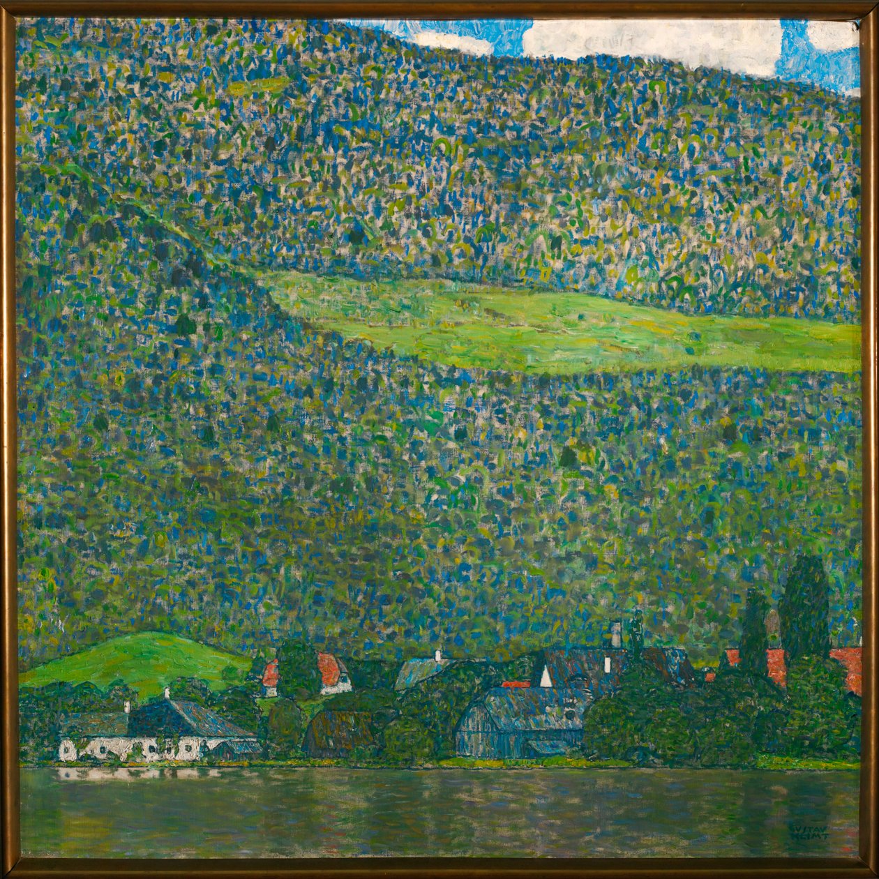 Unterach sul lago Attersee, Austria da Gustav Klimt