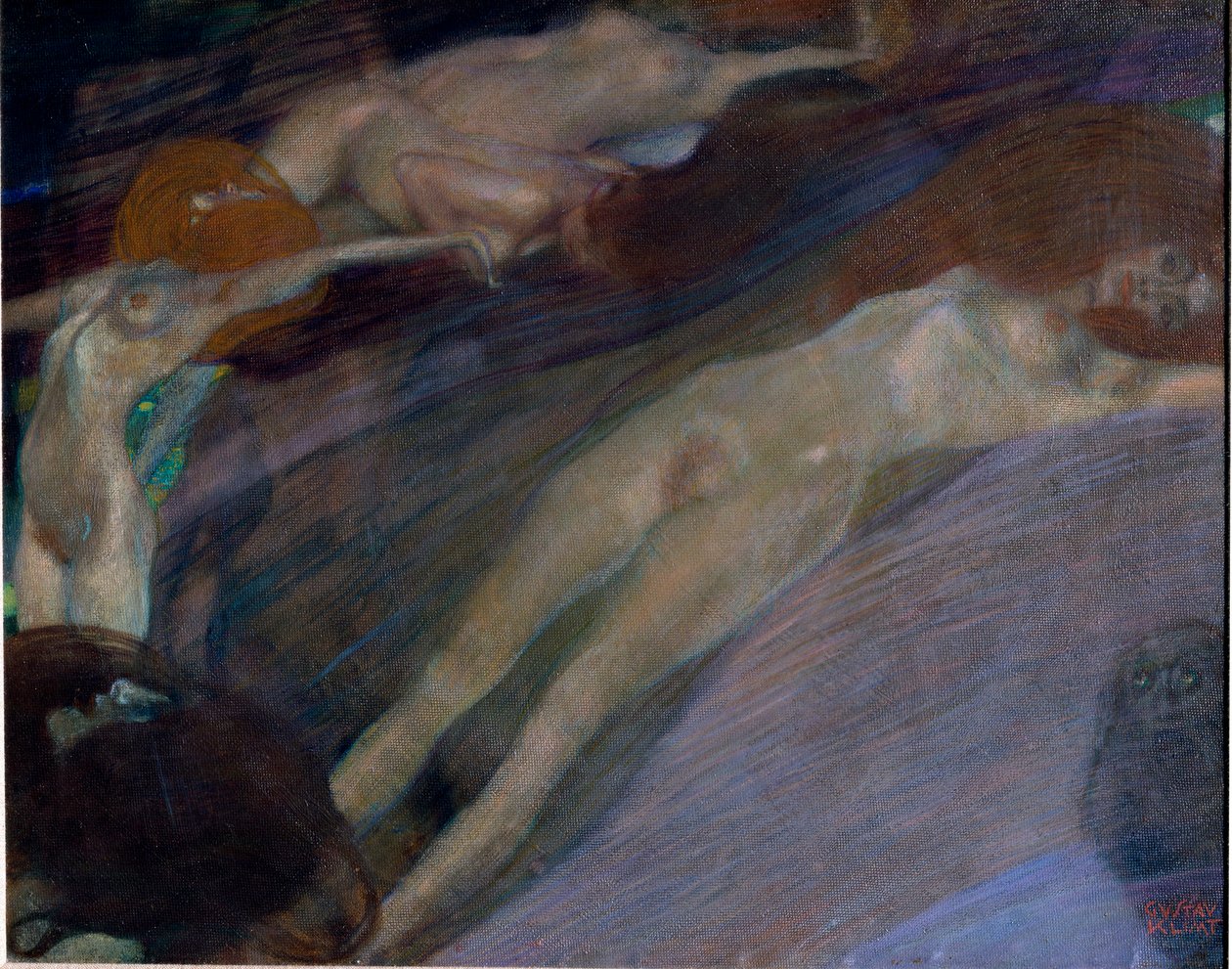 Acqua agitata da Gustav Klimt