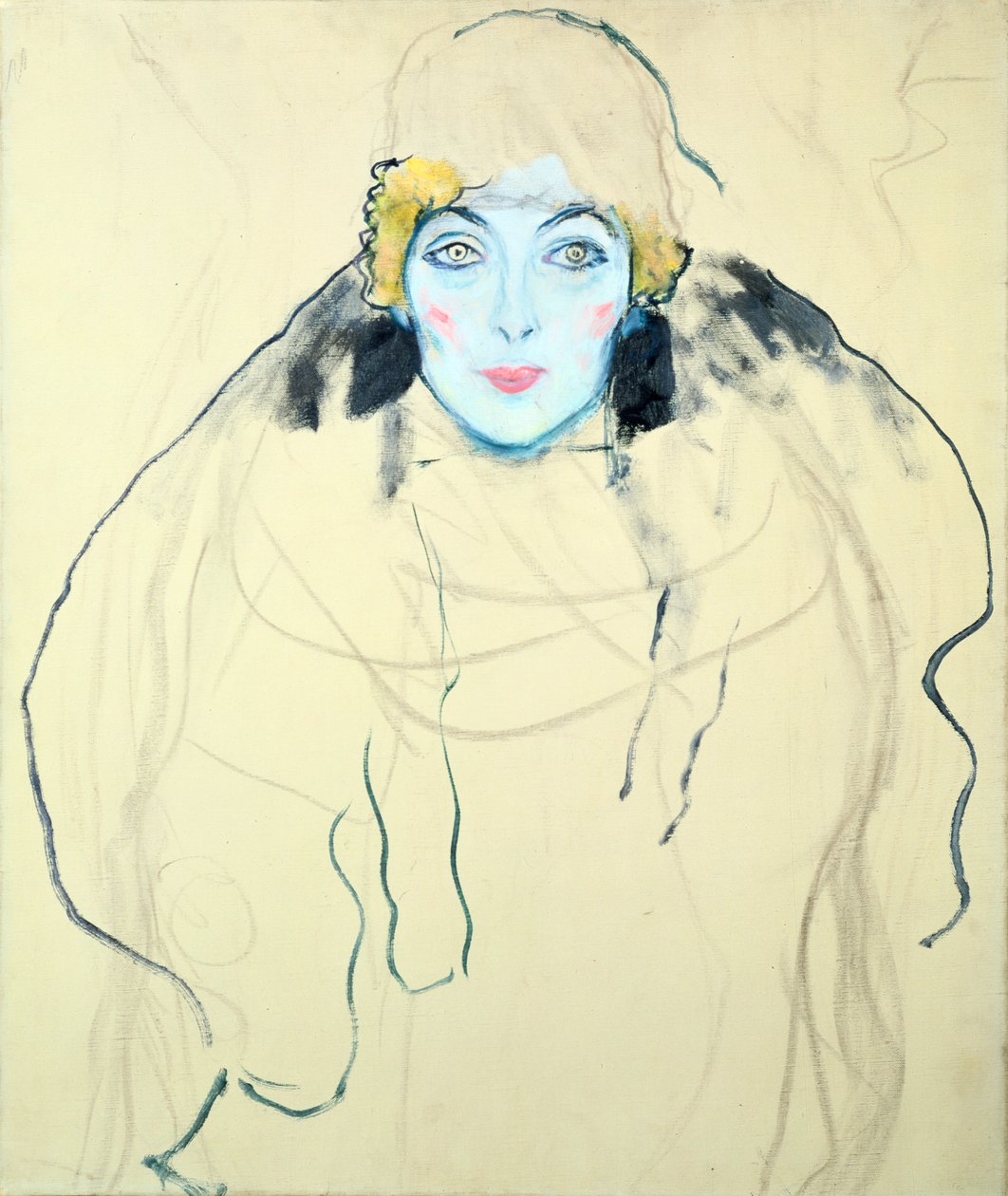Testa di donna, 1917 da Gustav Klimt