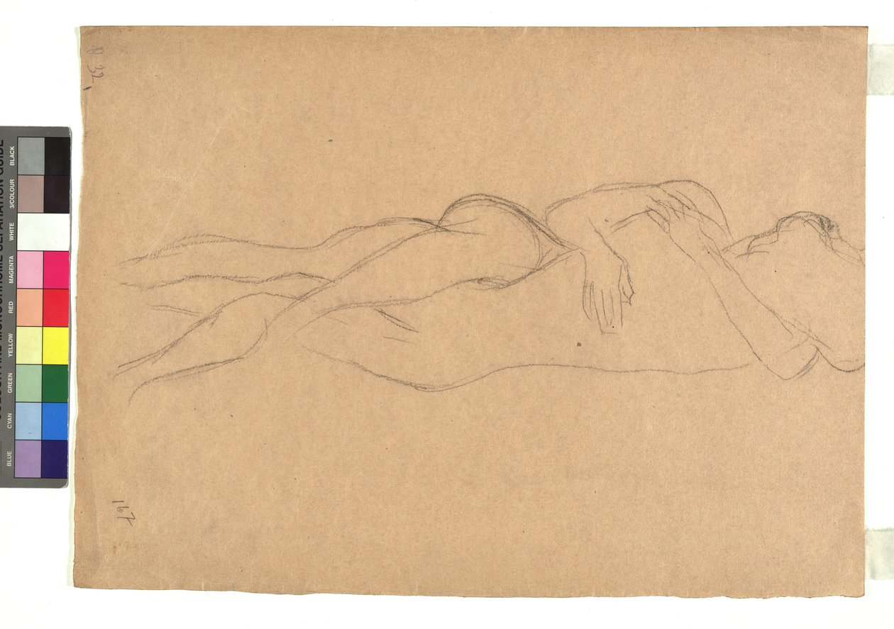 Zwei liegende Akte in Umarmung da Gustav Klimt